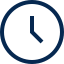 Business hours clock icon