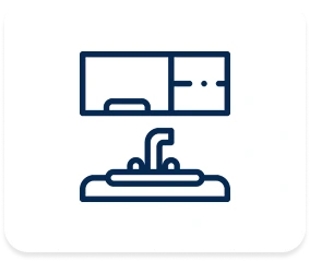 Plumbing and sink repair icon