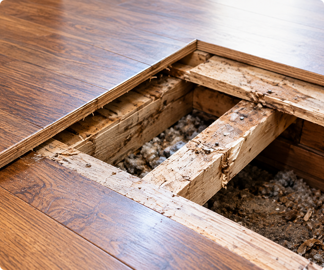 Sub-Floor Repair CMHS | Community Mobile Home Services